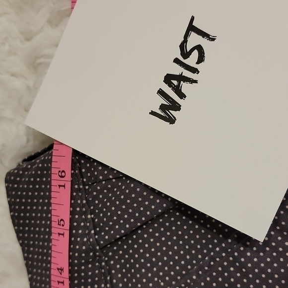 lee gray polka dots capri size 12 medium - Picture 11 of 14